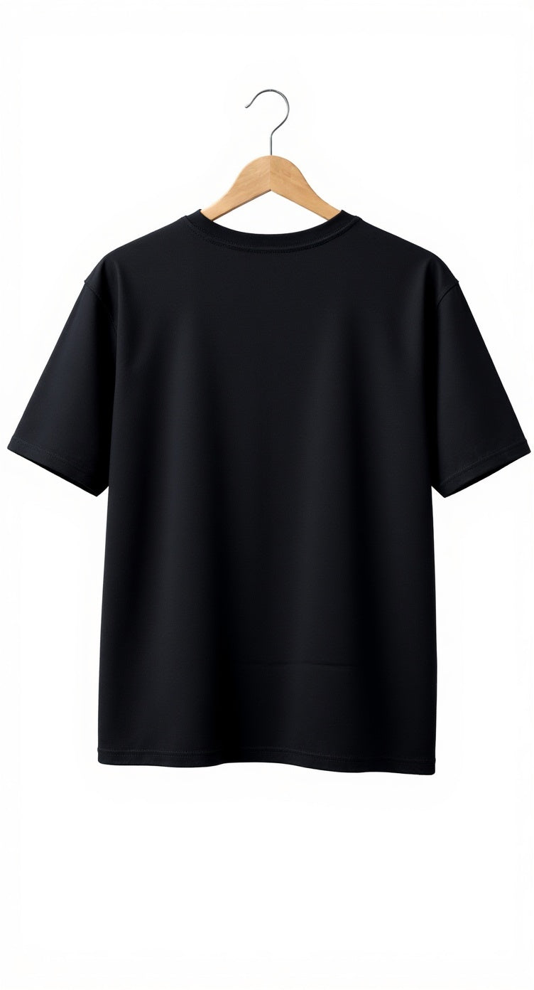 Black oversized T-shirt