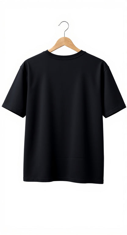 Black oversized T-shirt